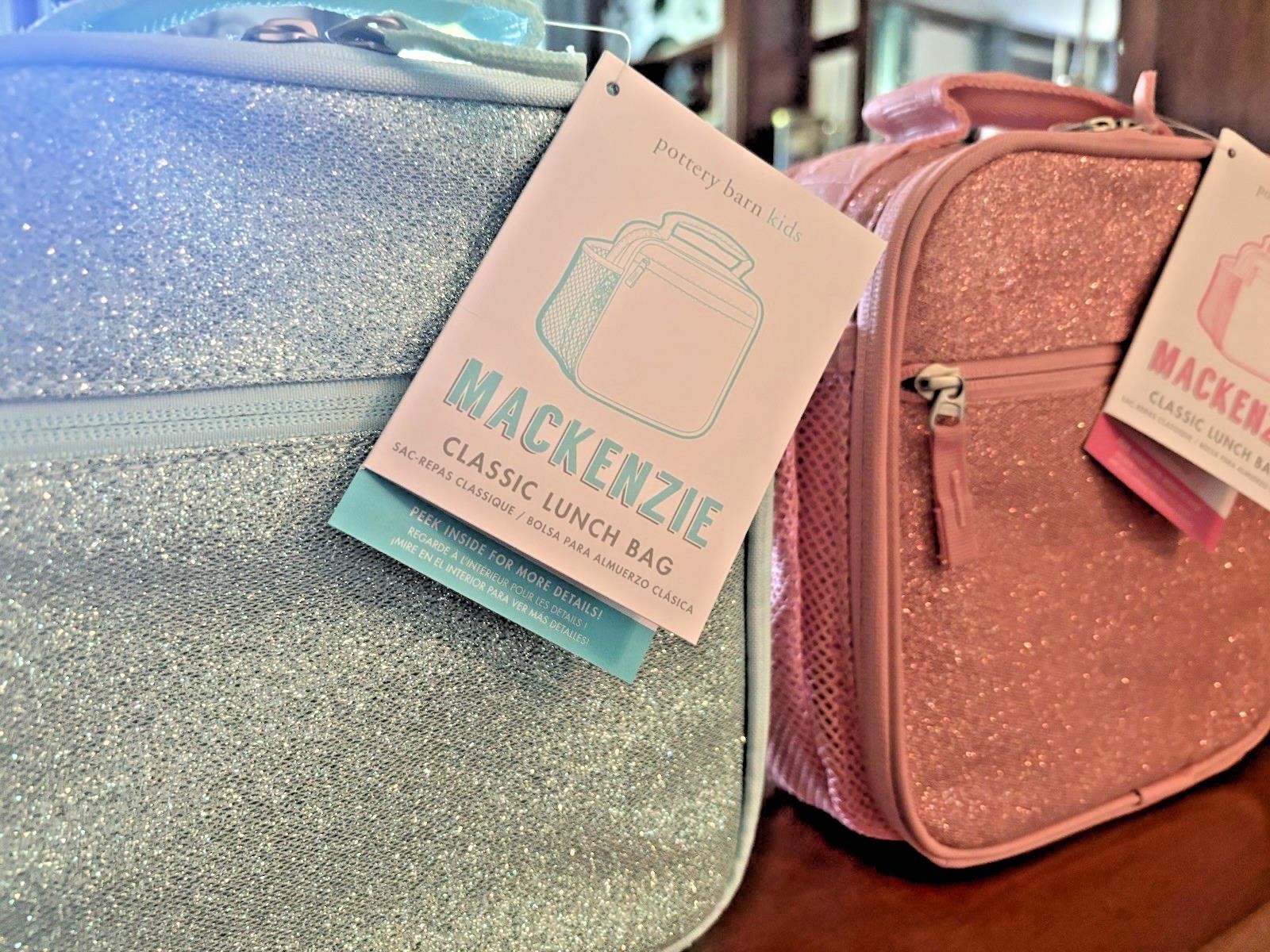 Pottery barn kids School Disney Glitter LUNCH BOX Bag Barbie Frozen Travel .
