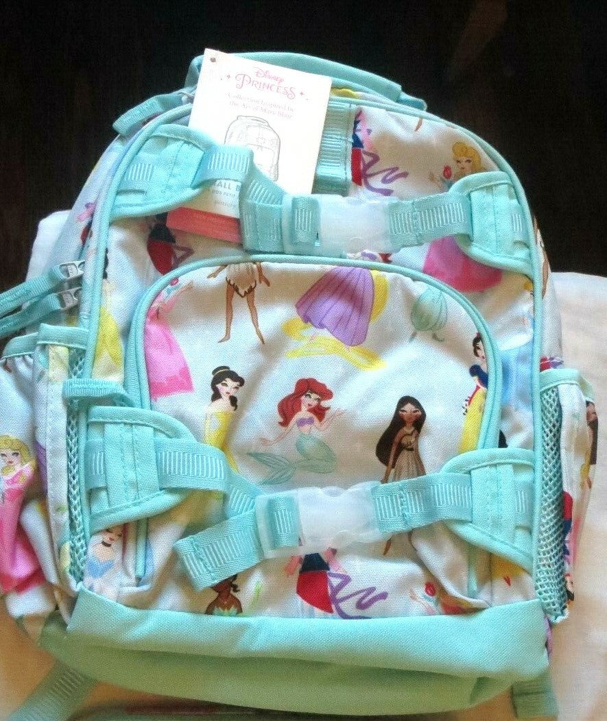 Disney School Pottery barn Backpack Travel Belle Cinderella Princess girl ?? .
