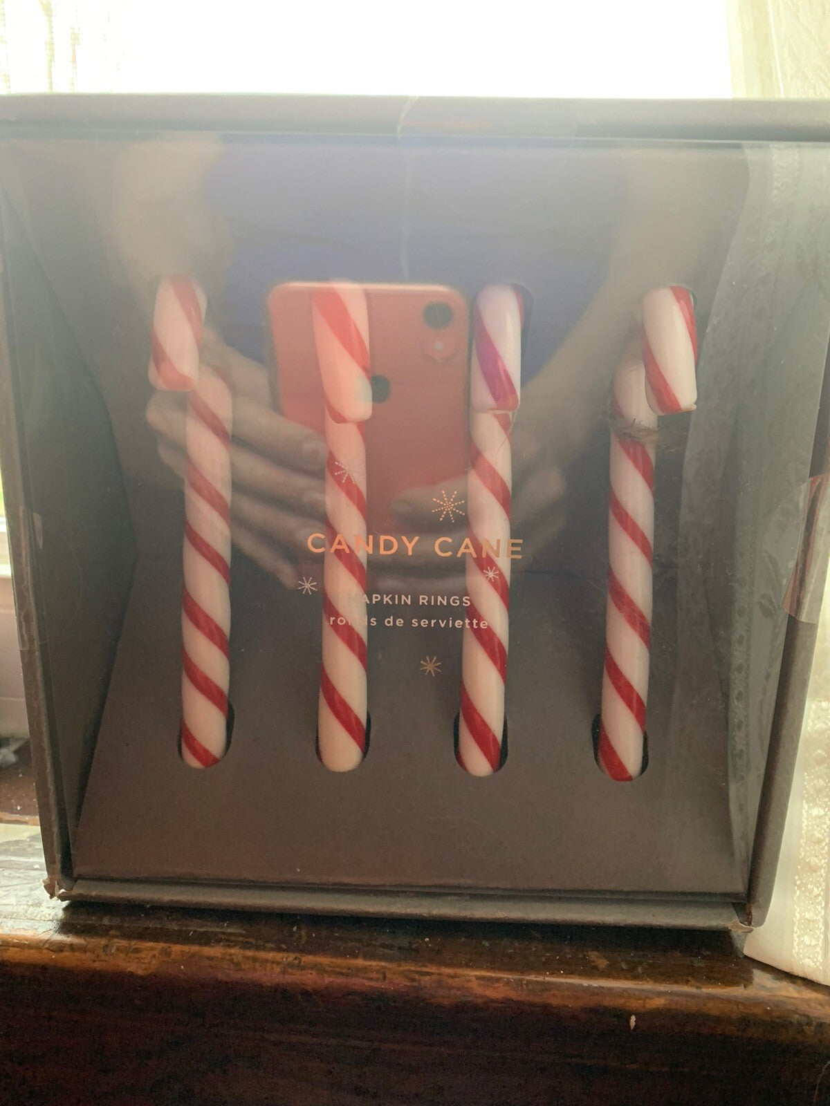 Pottery barn Holiday Candy Cane Ornament Disney Christmas party gift Gingerbread