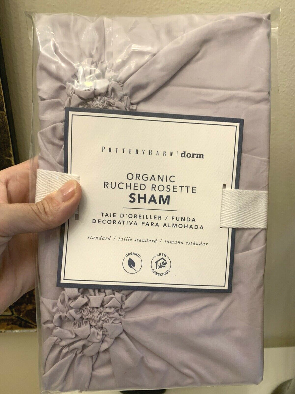 Pottery Barn holiday pillow sham purple rose birthday school gift Disney girl 1