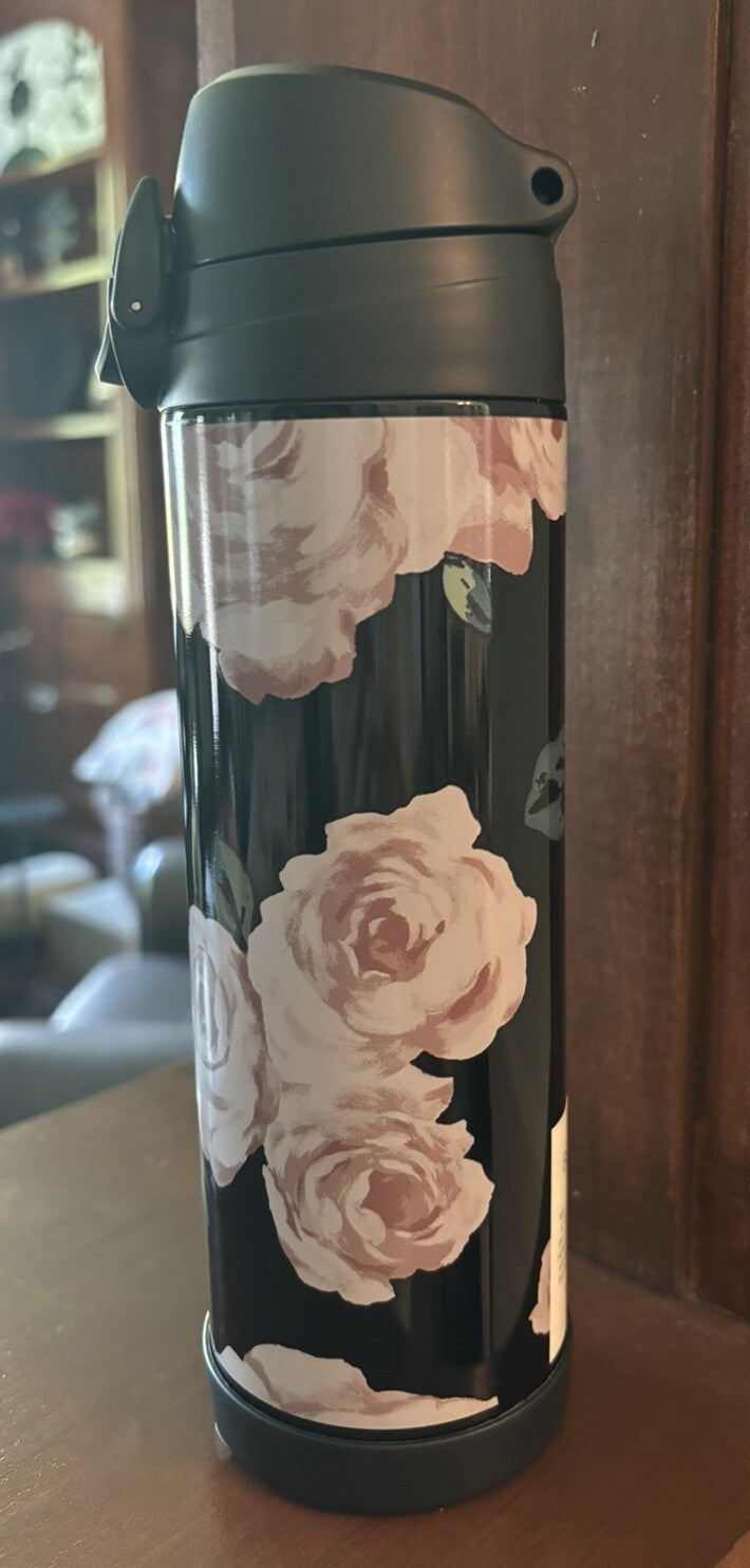 School Pottery Barn Floral WATER BOTTLE flower girl gift EMILY MERITT travel .