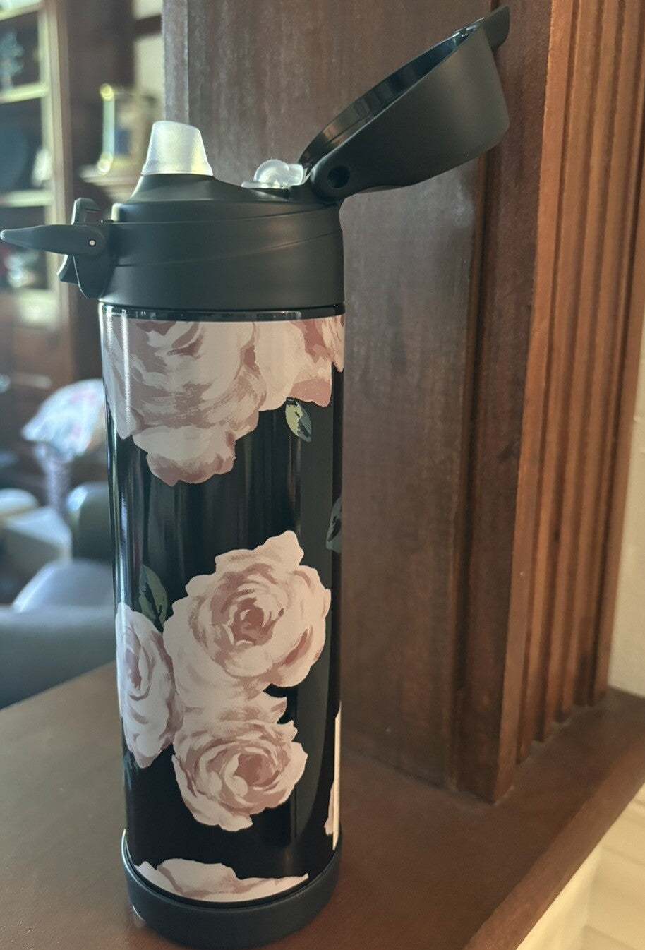 School Pottery Barn Floral WATER BOTTLE flower girl gift EMILY MERITT travel .