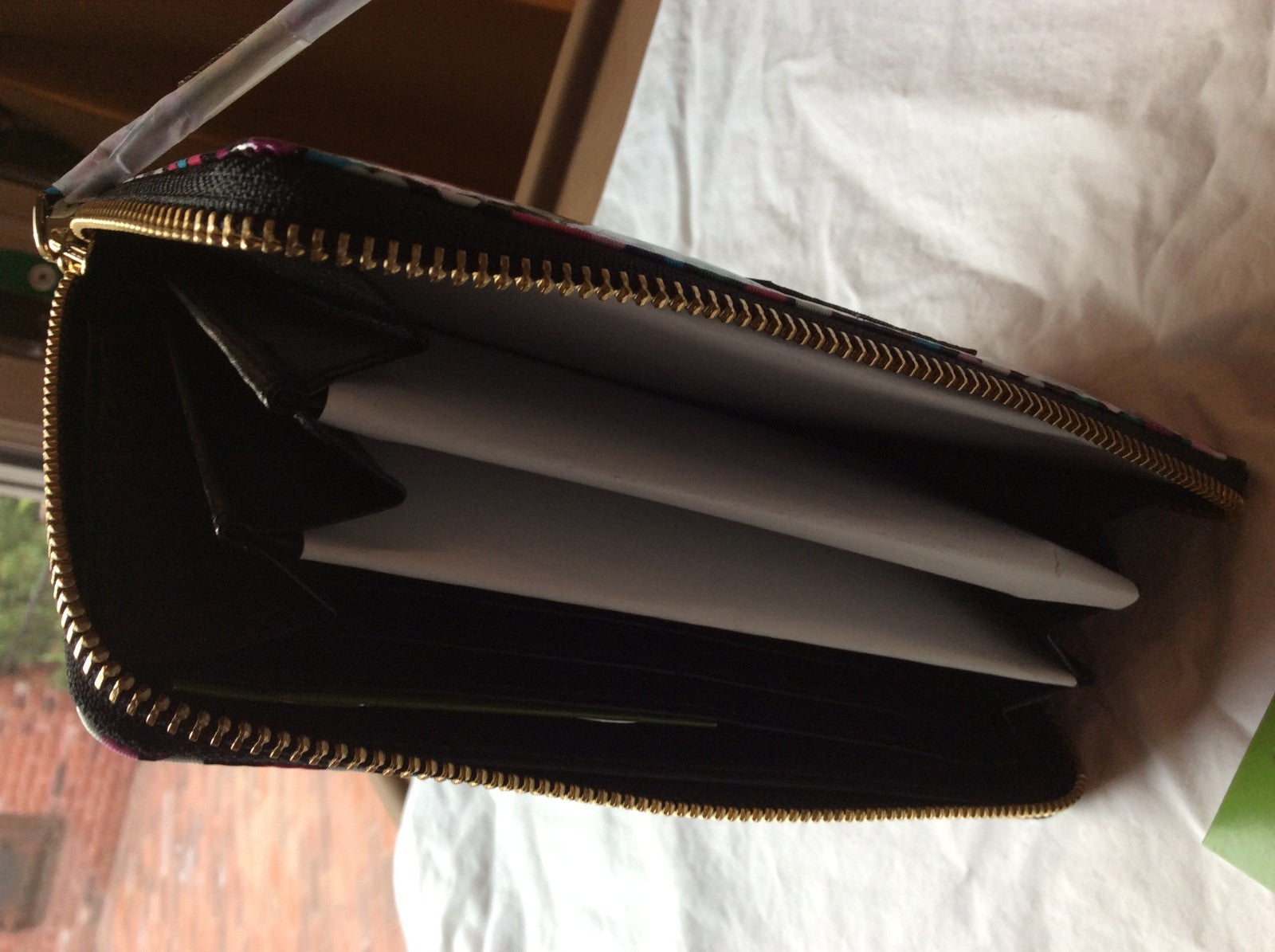 Kate Spade wallet holiday Disney PARTY DOT birthday teen travel Rainbow .
