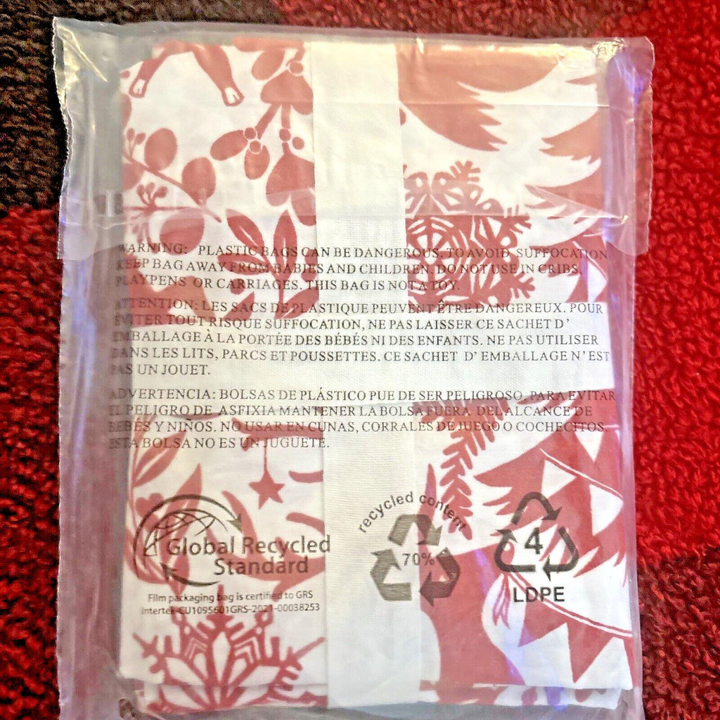 Pottery barn holiday Christmas deer red art vintage party gift Pillowcase y