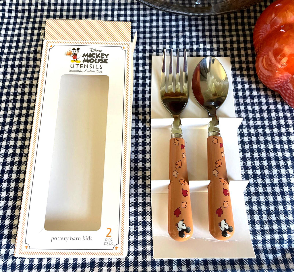 Disney school Pottery Barn Mickey Mouse Thanksgiving holiday gift party set m