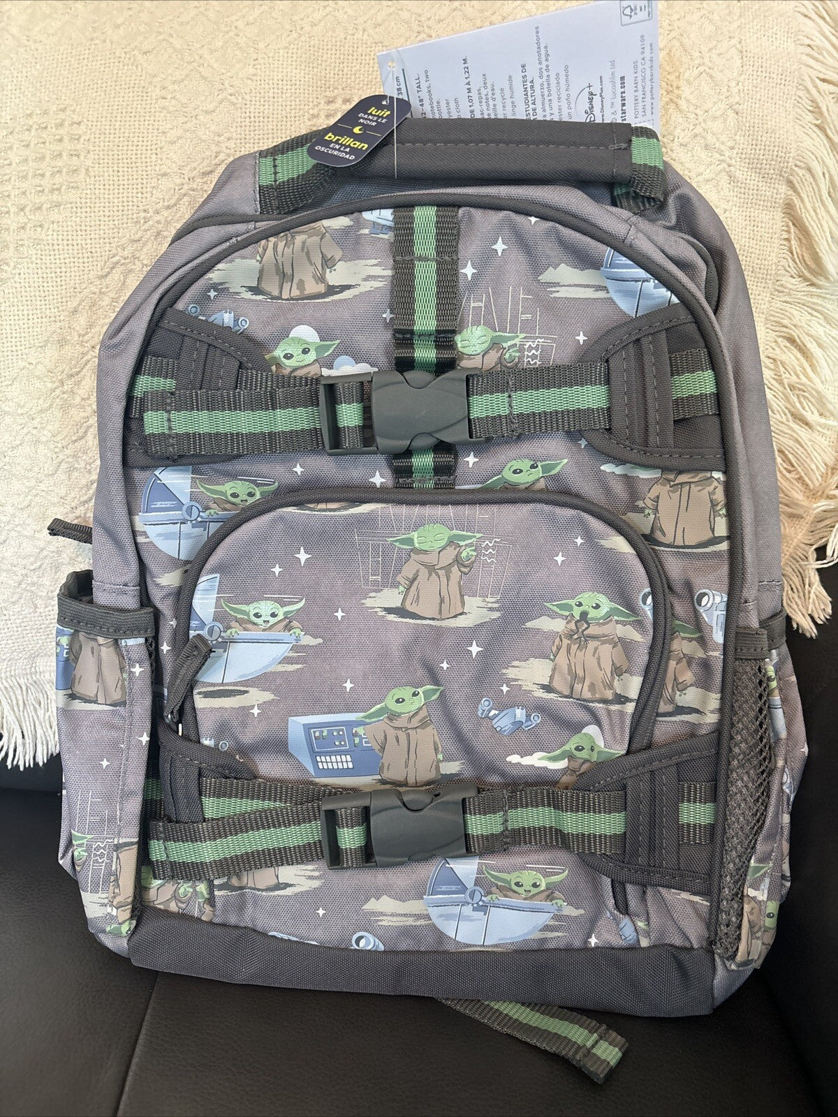 School Disney Pottery barn STAR WARS Space BACKPACK Mandalorian Solo Grogu Set n