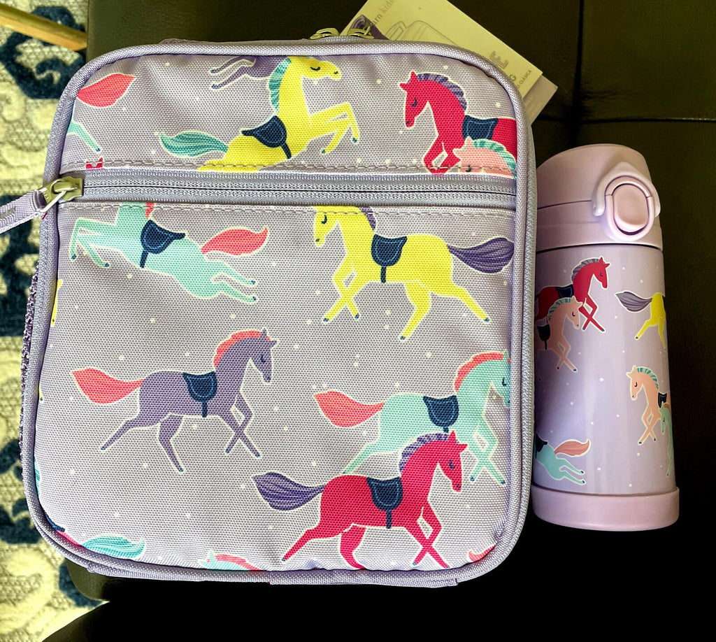 School Pottery Barn Disney Lunch Box Travel Bag +WATER unicorn girl gift ?? .