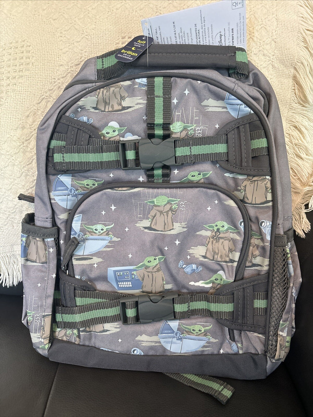 School Disney Pottery barn STAR WARS Space BACKPACK Mandalorian Solo Grogu Set n
