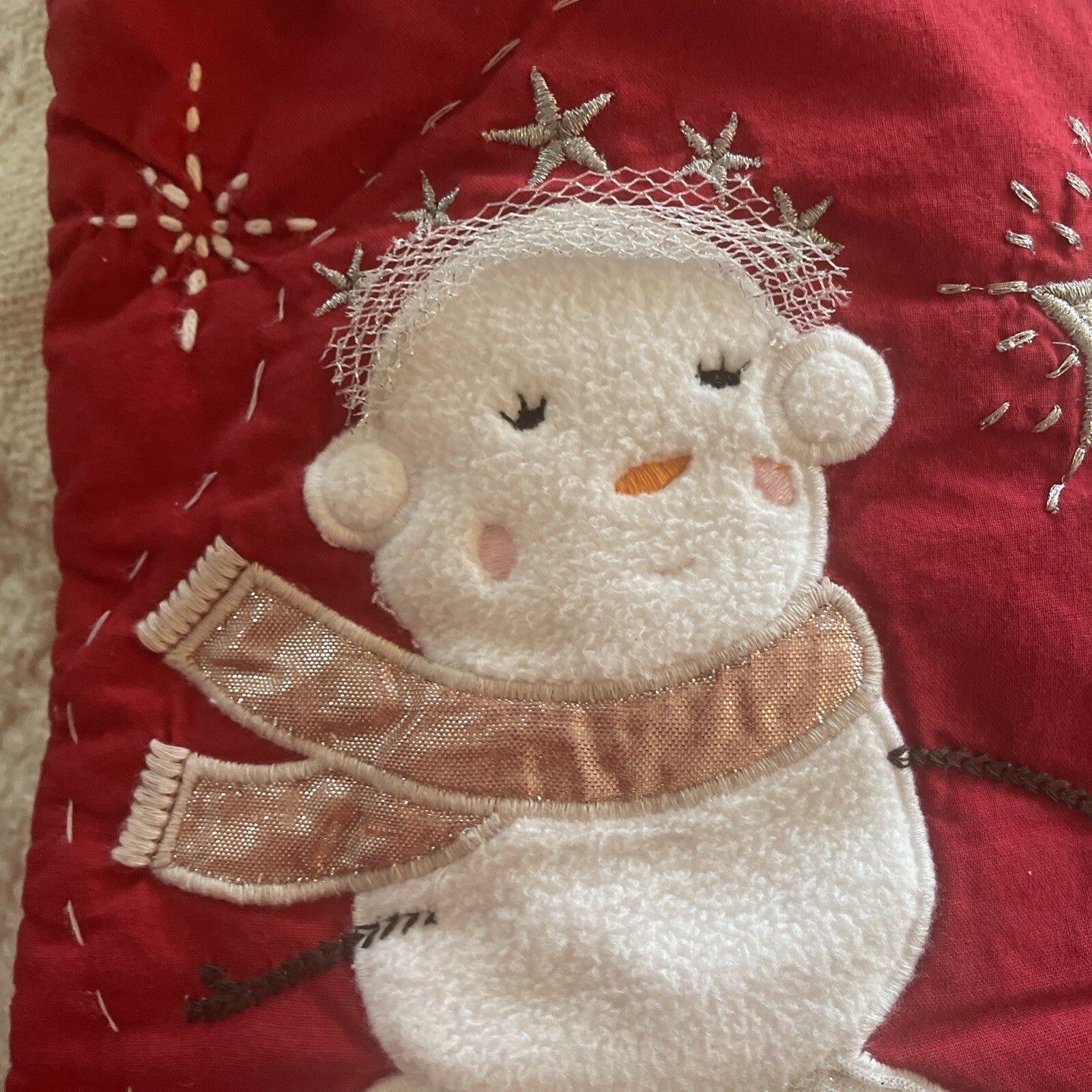 Pottery Barn Holiday Christmas stocking Snowman gift party disney school girl r