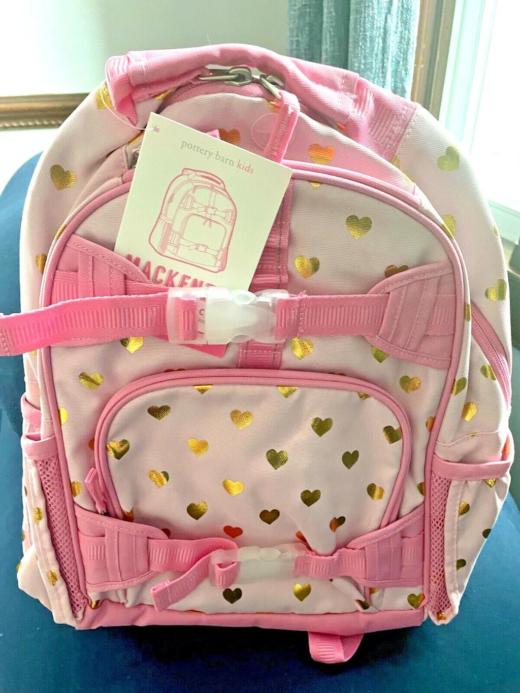 Pottery Barn school Disney travel Glitter bag BACKPACK Lunch Box princess girl .
