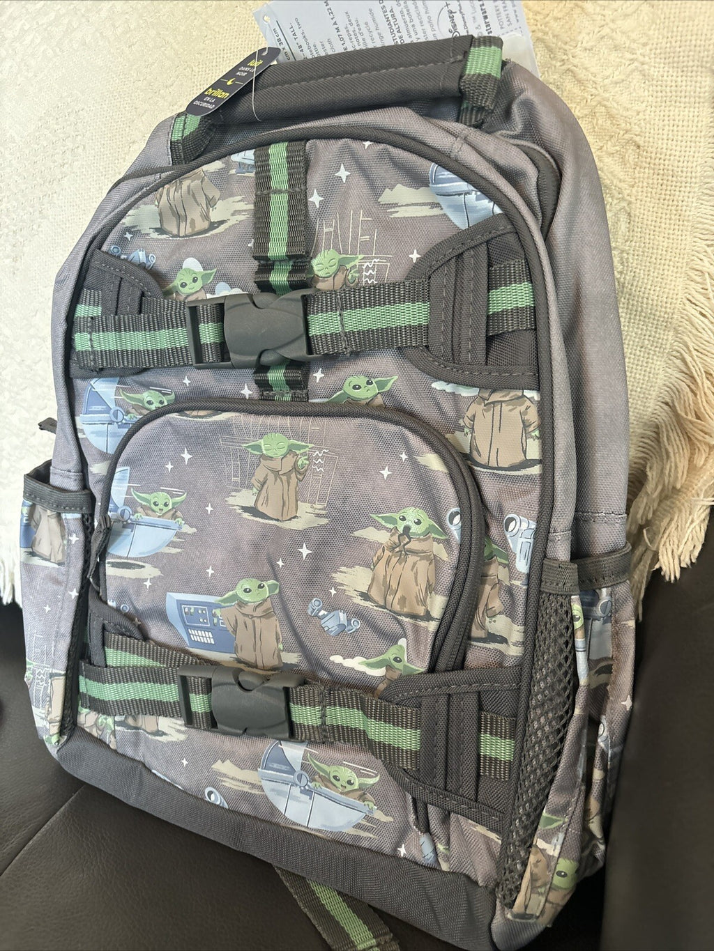 School Disney Pottery barn STAR WARS Space BACKPACK Mandalorian Solo Grogu Set n