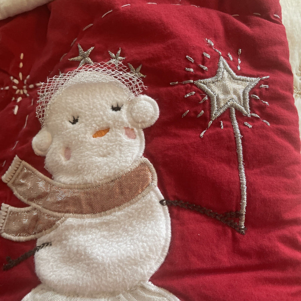 Pottery Barn Holiday Christmas stocking Snowman gift party disney school girl r