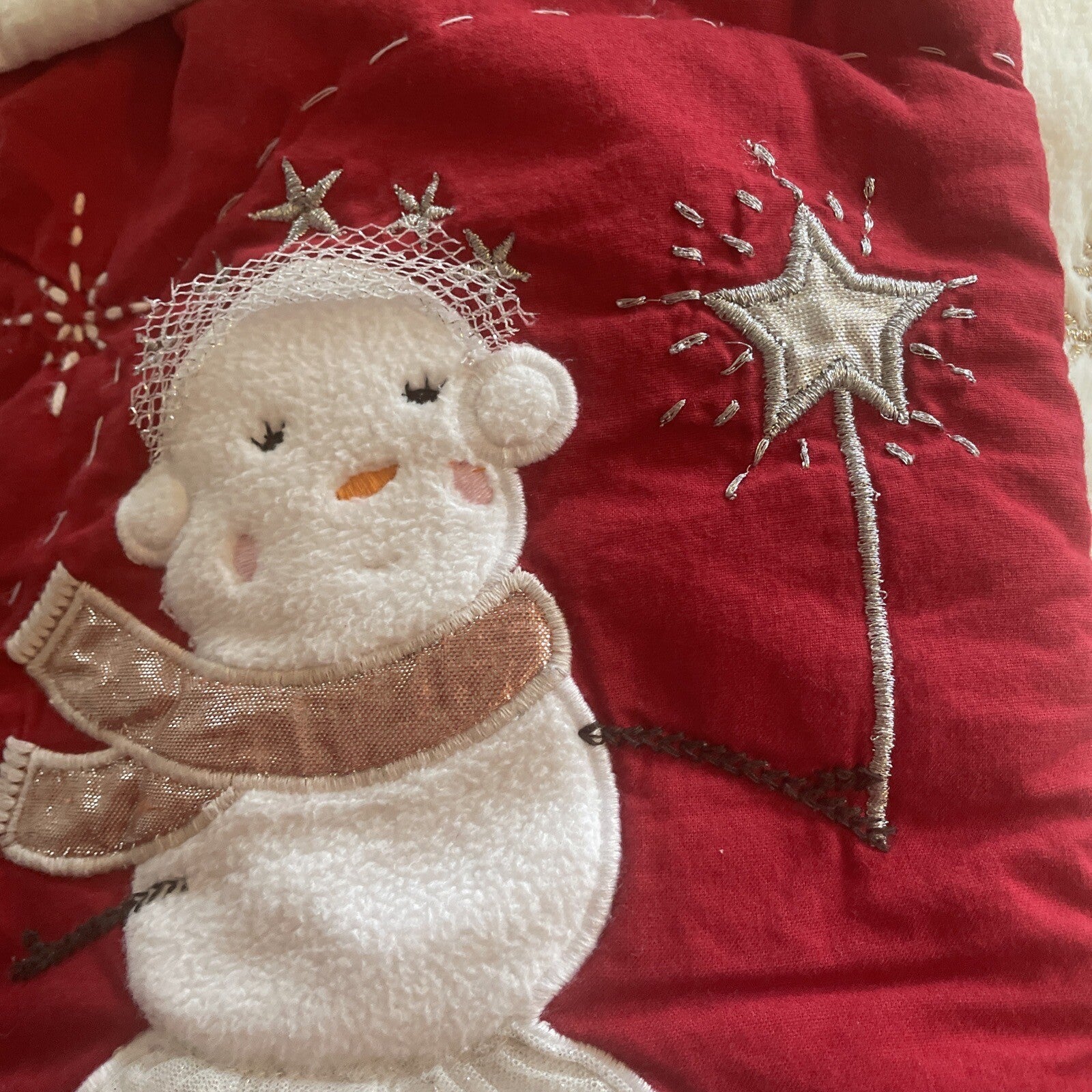 Pottery Barn Holiday Christmas stocking Snowman gift party disney school girl r