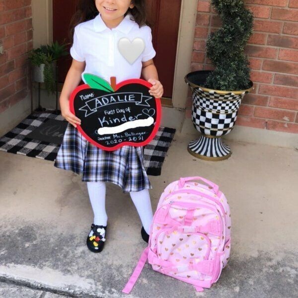 Pottery Barn school Disney travel Glitter bag BACKPACK Lunch Box princess girl .