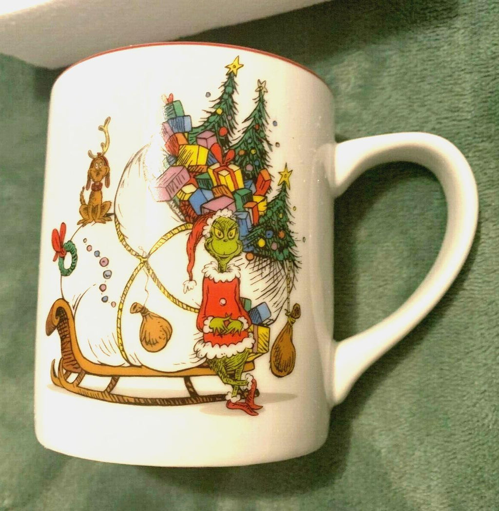 Disney Grinch Mug Christmas tree holiday gift Williams sonoma pottery barn kid '