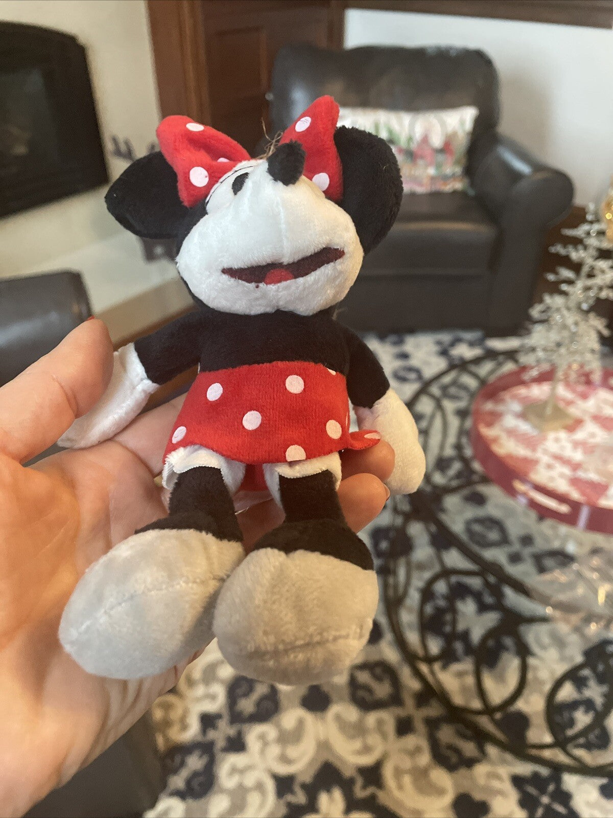 Mickey Mouse Pottery Barn plush Holiday Christmas Disney gift party girl Doll -