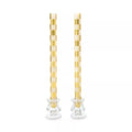 MacKenzie Childs Gold Dinner Candle holiday party Holiday guest 12" Taper SET 2