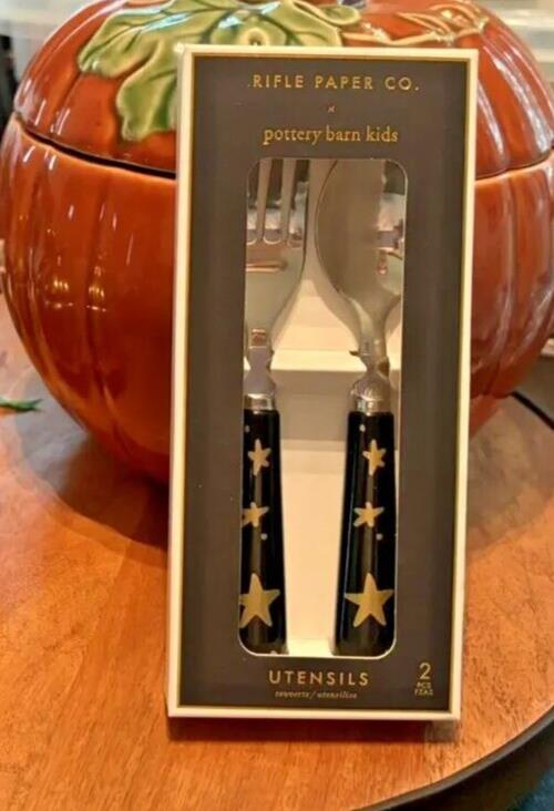 Pottery Barn School holiday Star batman hero Utensil gift party kid disney set