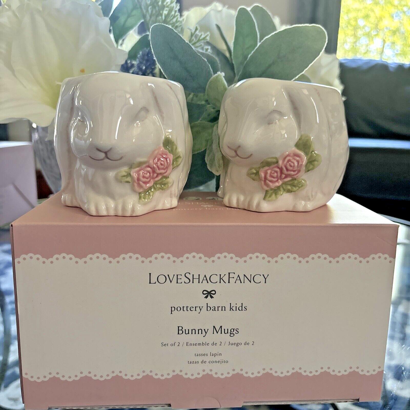 pottery barn Mug Love Shack tea party holiday gift Disney kid bunny Easter SET n