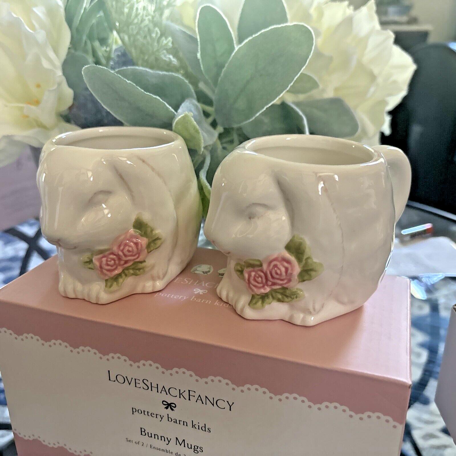 pottery barn Mug Love Shack tea party holiday gift Disney kid bunny Easter SET n