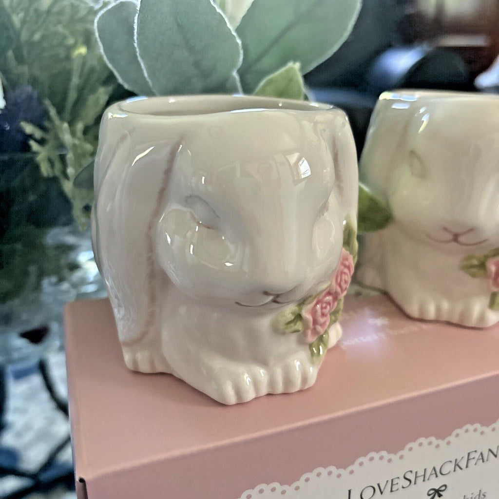 pottery barn Mug Love Shack tea party holiday gift Disney kid bunny Easter SET n