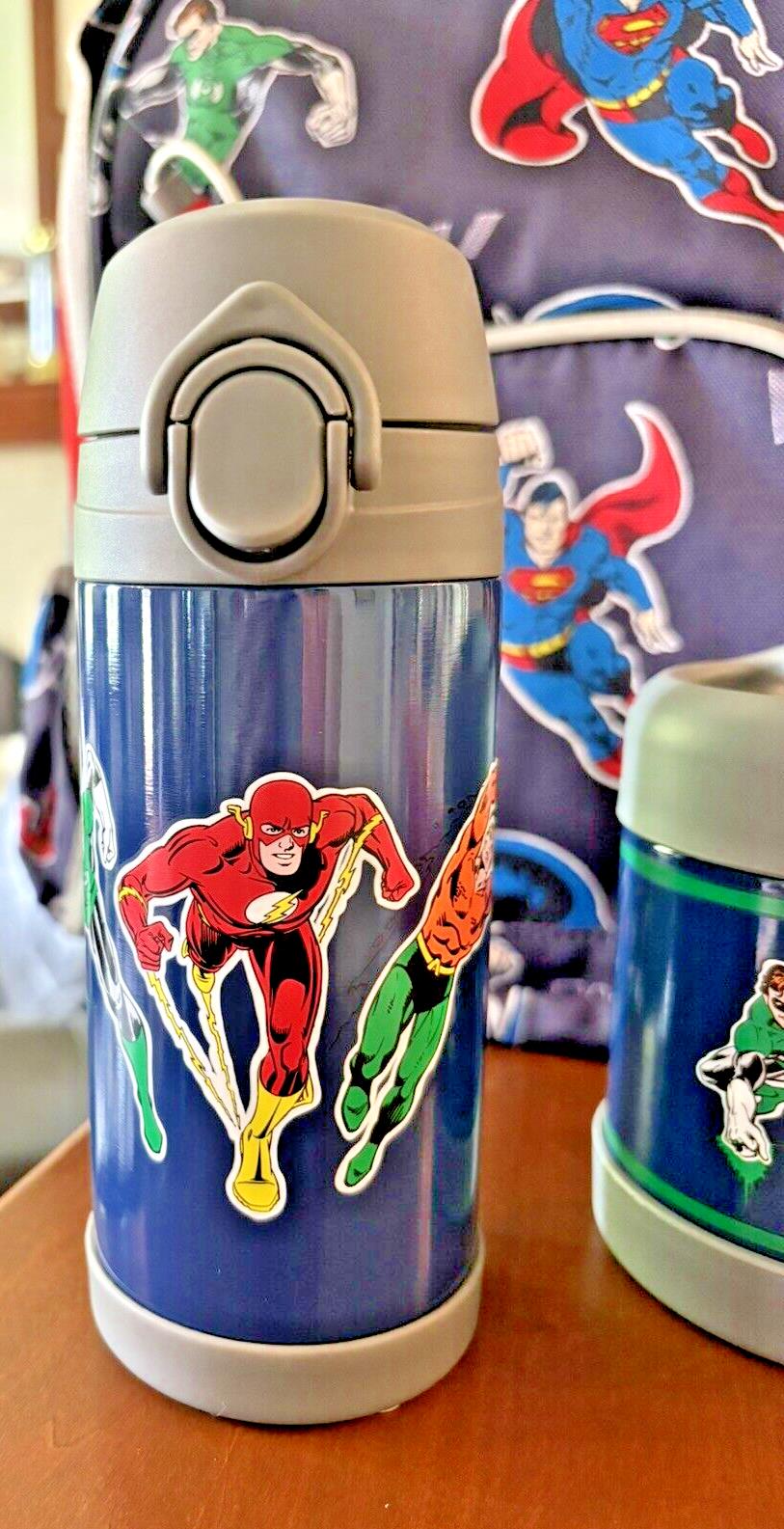 Pottery Barn school LARGE BACKPACK LUNCH WATER UTENSIL Marvel Avengers travel  .