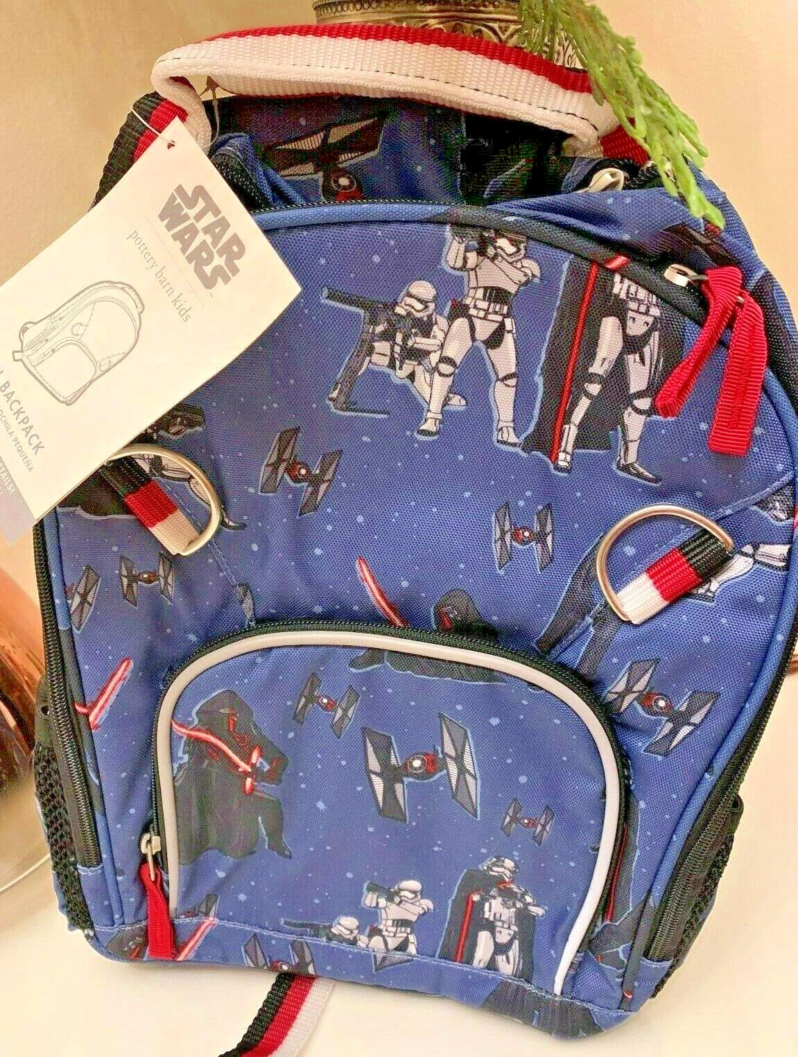 School Pottery Barn STAR WARS BACKPACK Mandalorian grogu Kylo Disney travel  ??1