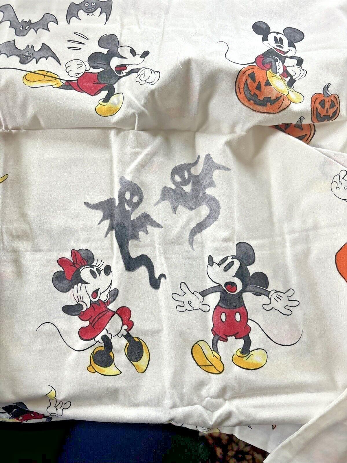 Disney Mickey Mouse Snoopy Pottery Barn Pillowcase + Star Sham Halloween party "