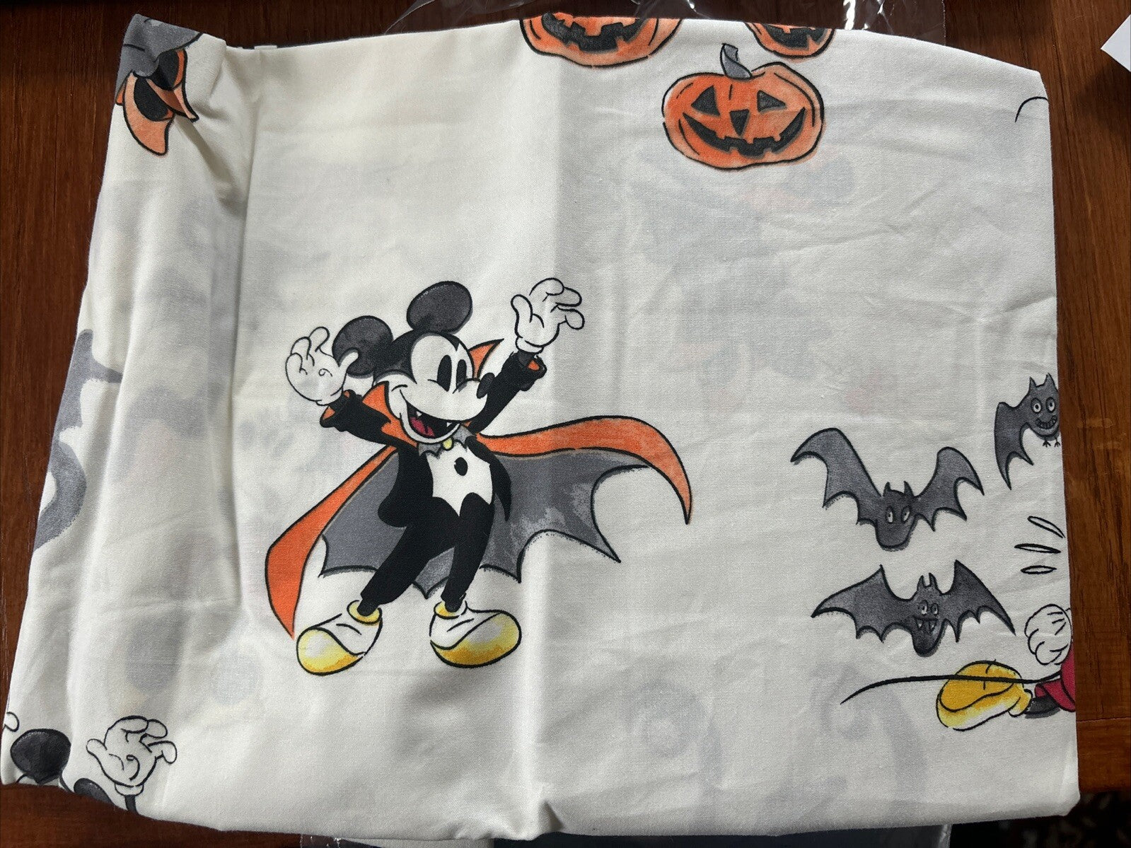 Disney Mickey Mouse Snoopy Pottery Barn Pillowcase + Star Sham Halloween party "
