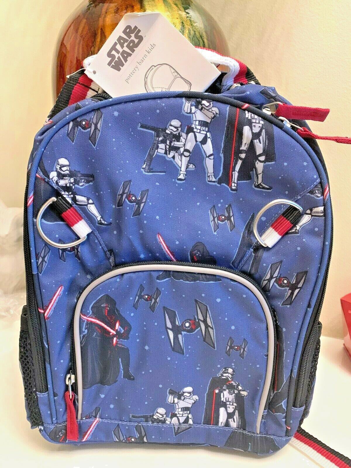 Pottery Barn School Disney STAR WARS Kylo Ren BACKPACK +Water travel Bag ?? .
