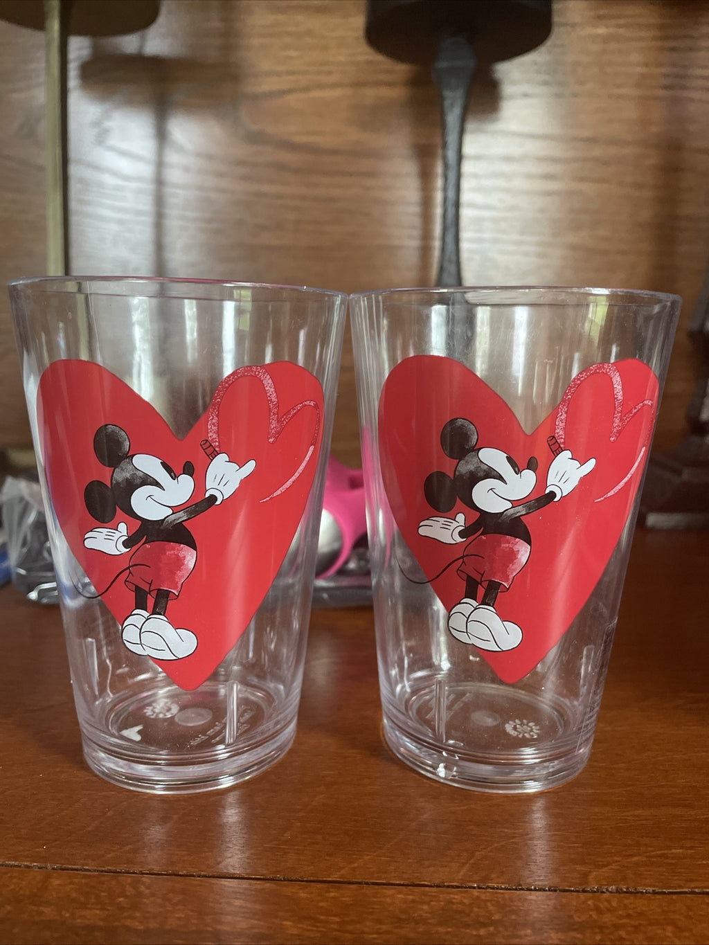 Disney Pottery Barn Mickey Mouse cup Holiday gift school lunch kid Star SET 2