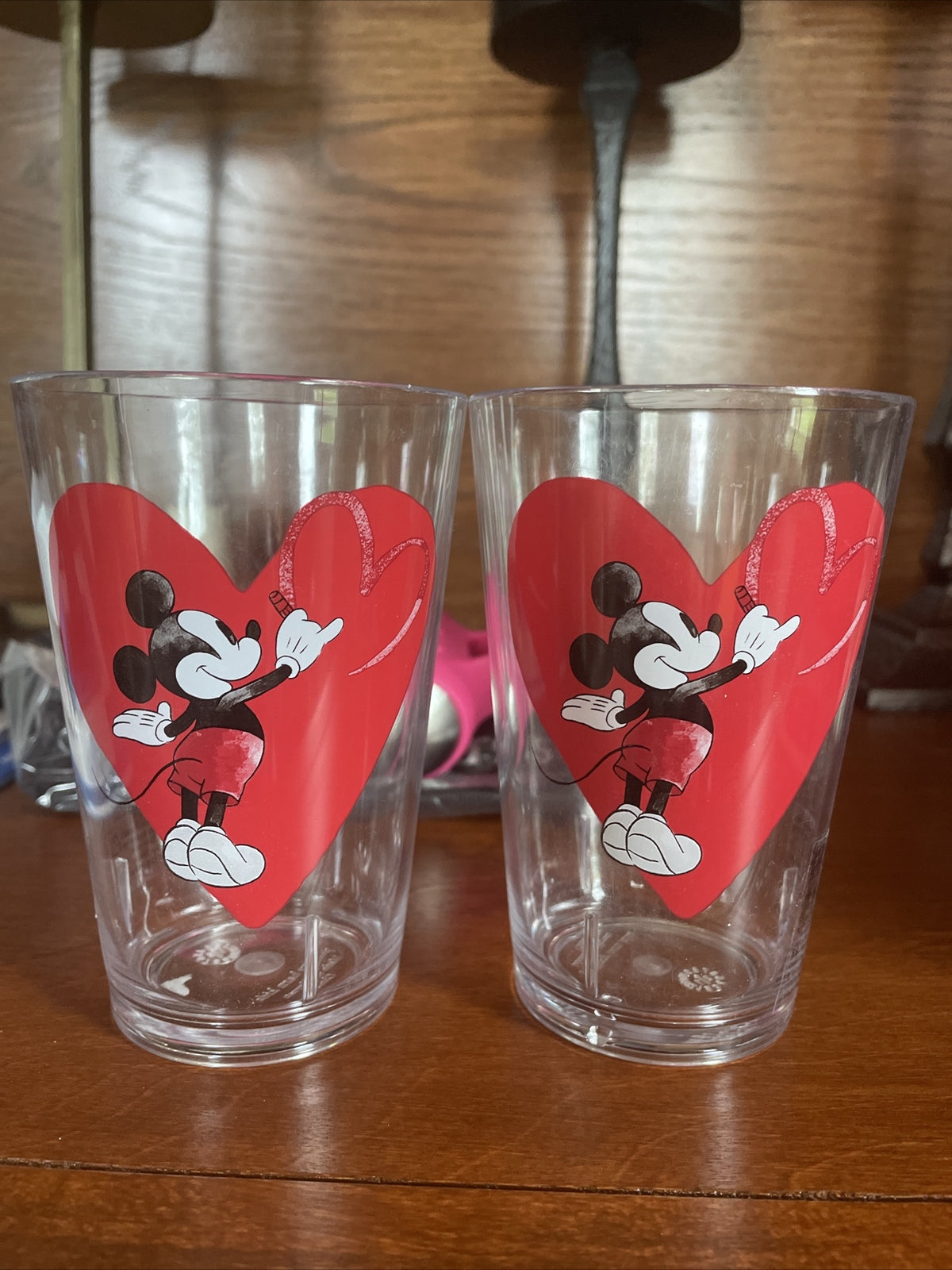 Disney Pottery Barn Mickey Mouse cup Holiday gift school lunch kid Star SET 2