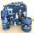 School Pottery Barn STAR WAR LUNCH BOX bag+Water Bottle+ droid Disney gift .