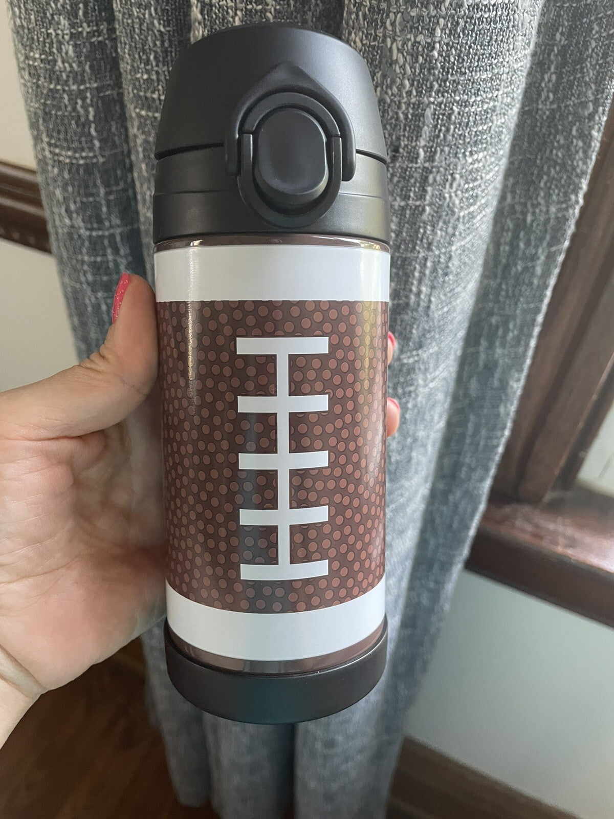 School Disney Football Pottery barn holiday WATER BOTTLE sport NFL party gift  .