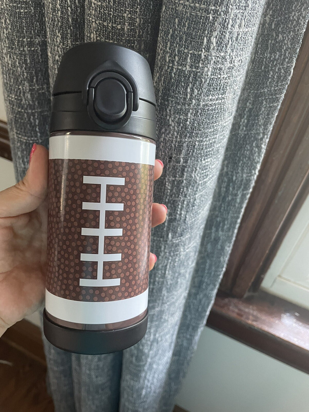 School Disney Football Pottery barn holiday WATER BOTTLE sport NFL party gift  .