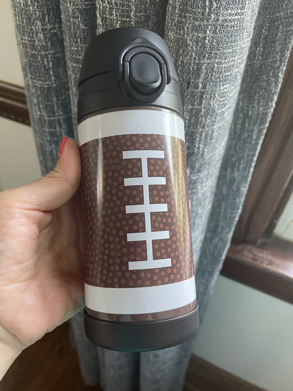 School Disney Football Pottery barn holiday WATER BOTTLE sport NFL party gift  .