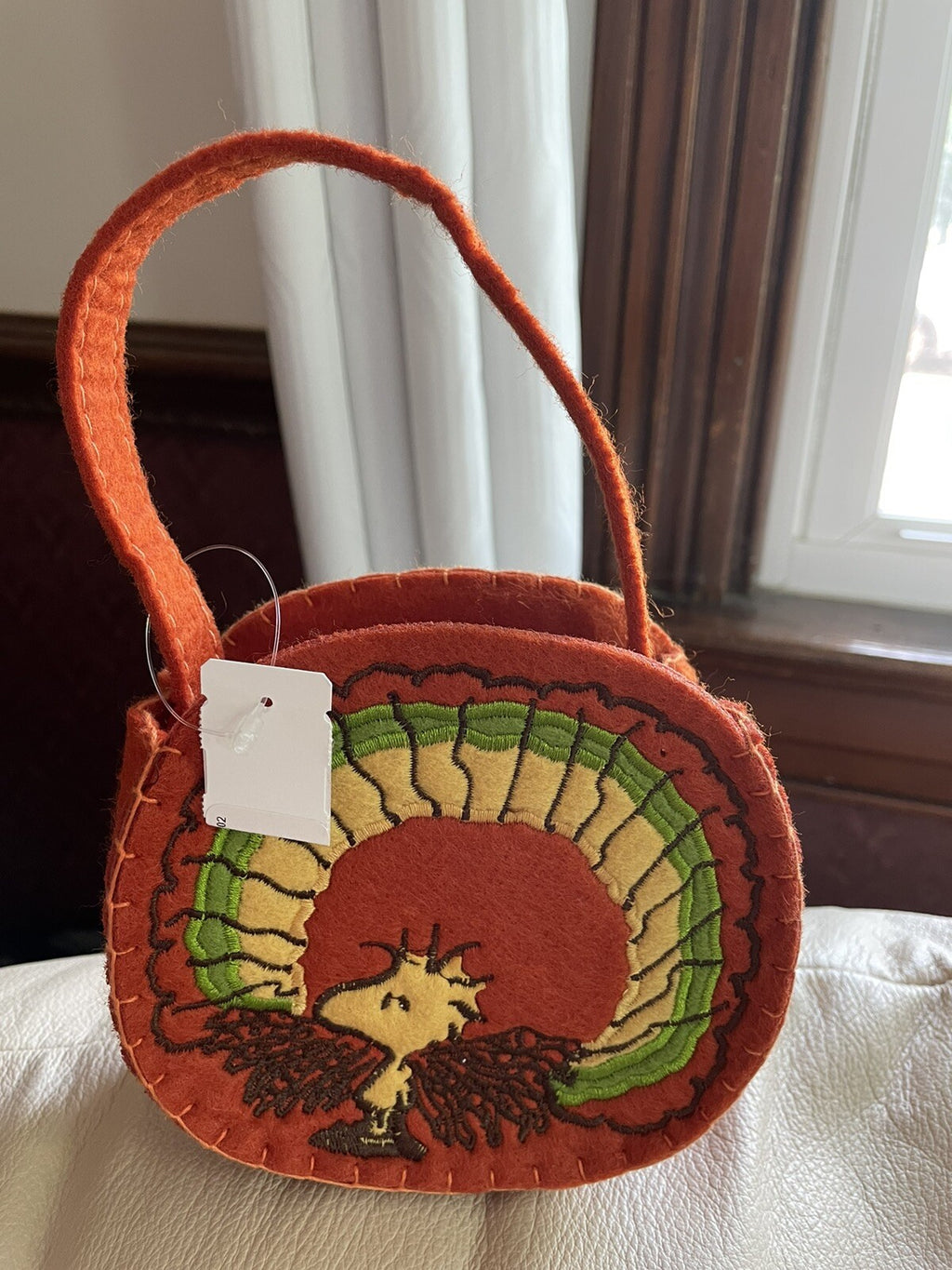 Pottery Barn Snoopy Woodstock Thanksgiving Snack Bag Peanuts Turkey holiday /r