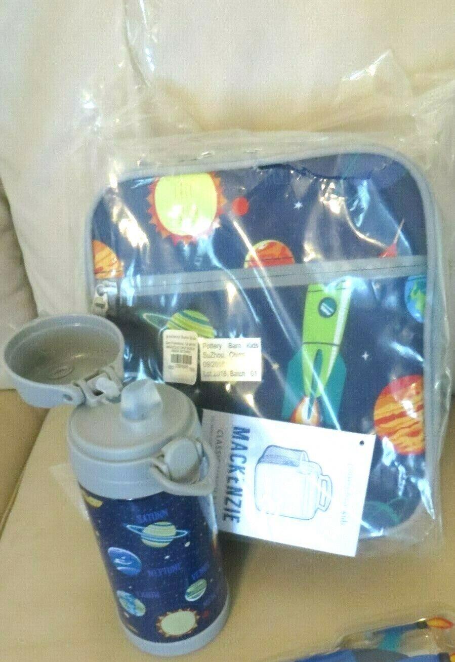 School Disney Pottery barn LUNCH BOX+WATER space star wars birthday gift boy ,
