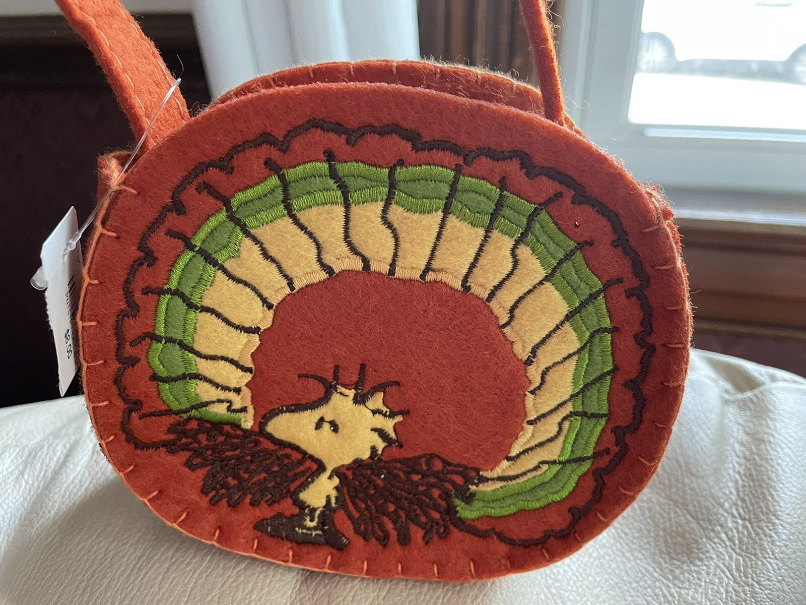 Pottery Barn Snoopy Woodstock Thanksgiving Snack Bag Peanuts Turkey holiday /r