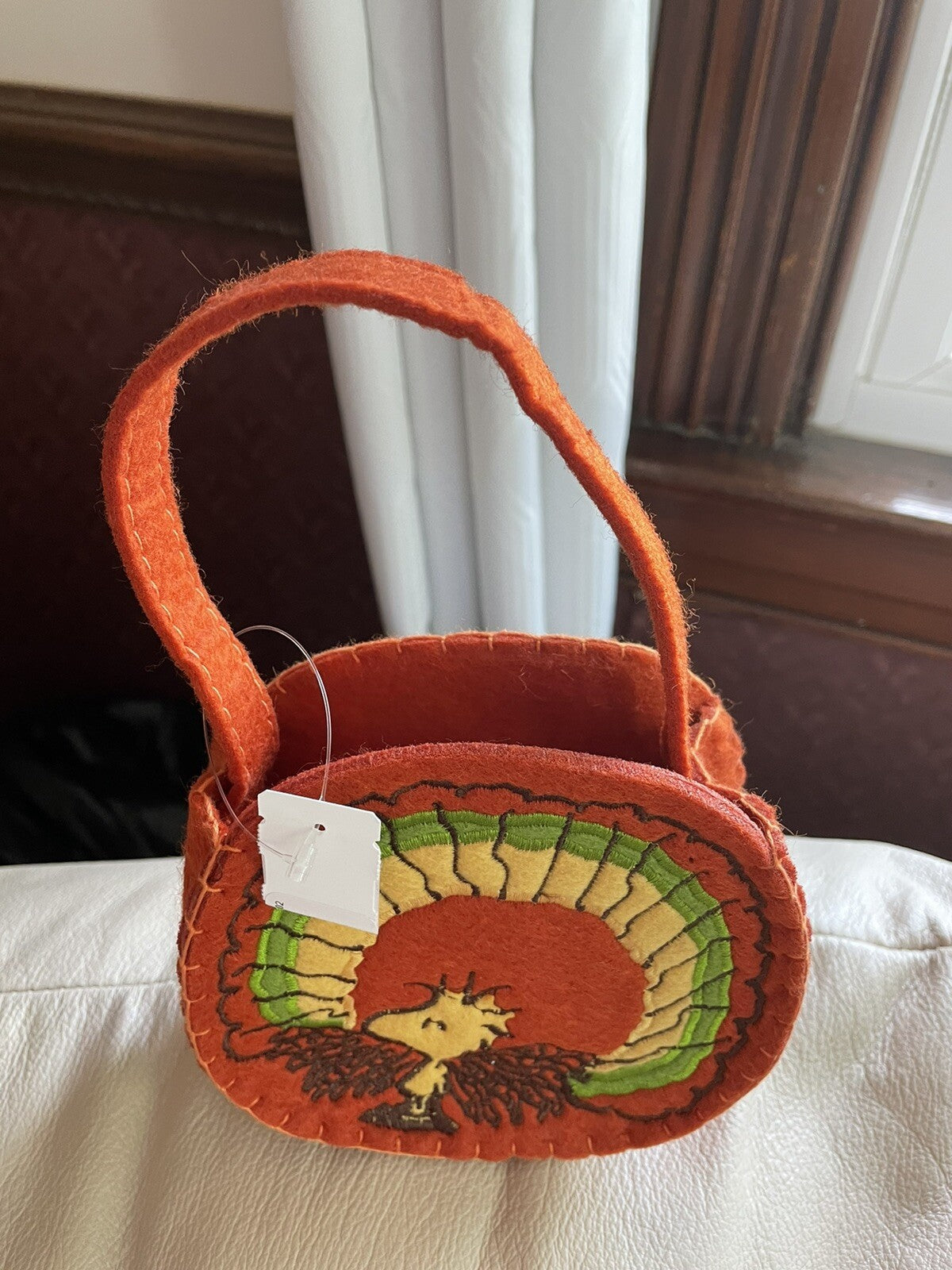 Pottery Barn Snoopy Woodstock Thanksgiving Snack Bag Peanuts Turkey holiday /r