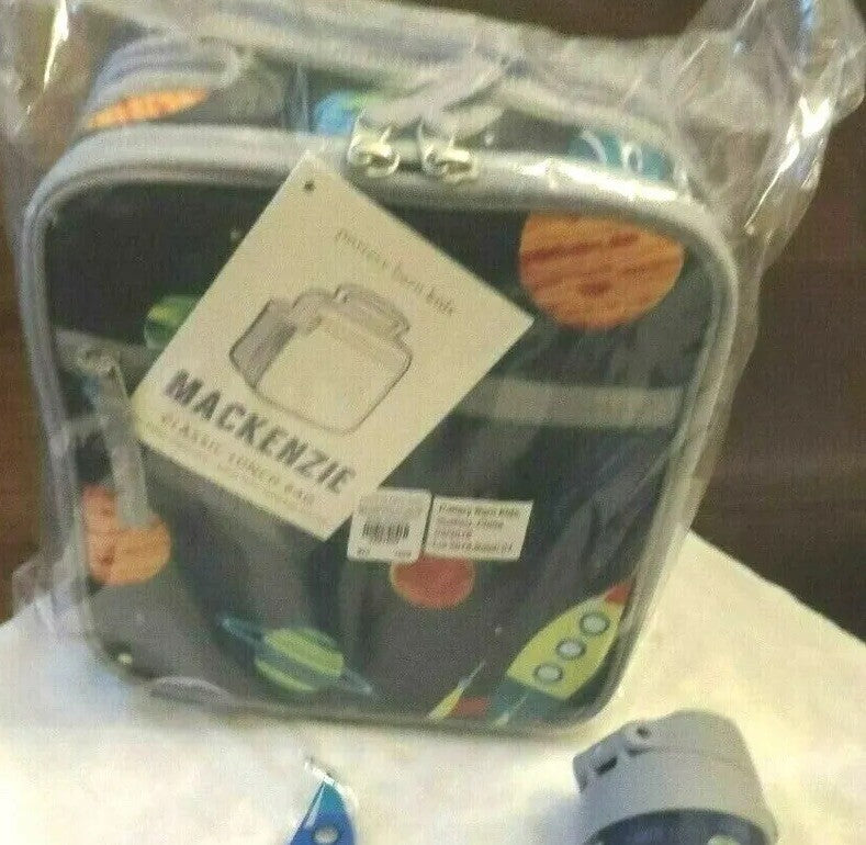 School Disney Pottery barn LUNCH BOX+WATER space star wars birthday gift boy ,