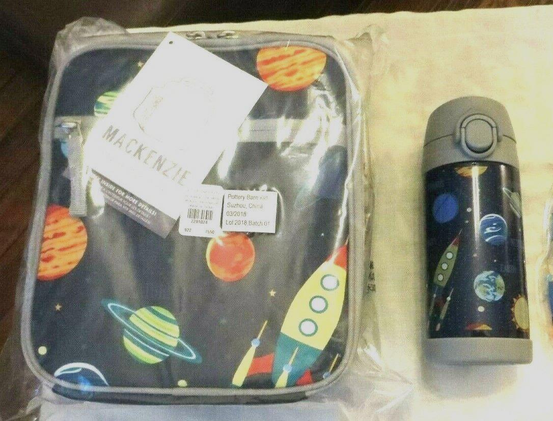 School Disney Pottery barn LUNCH BOX+WATER space star wars birthday gift boy ,