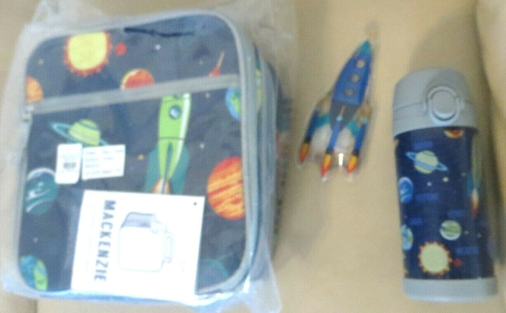 School Disney Pottery barn LUNCH BOX+WATER space star wars birthday gift boy ,