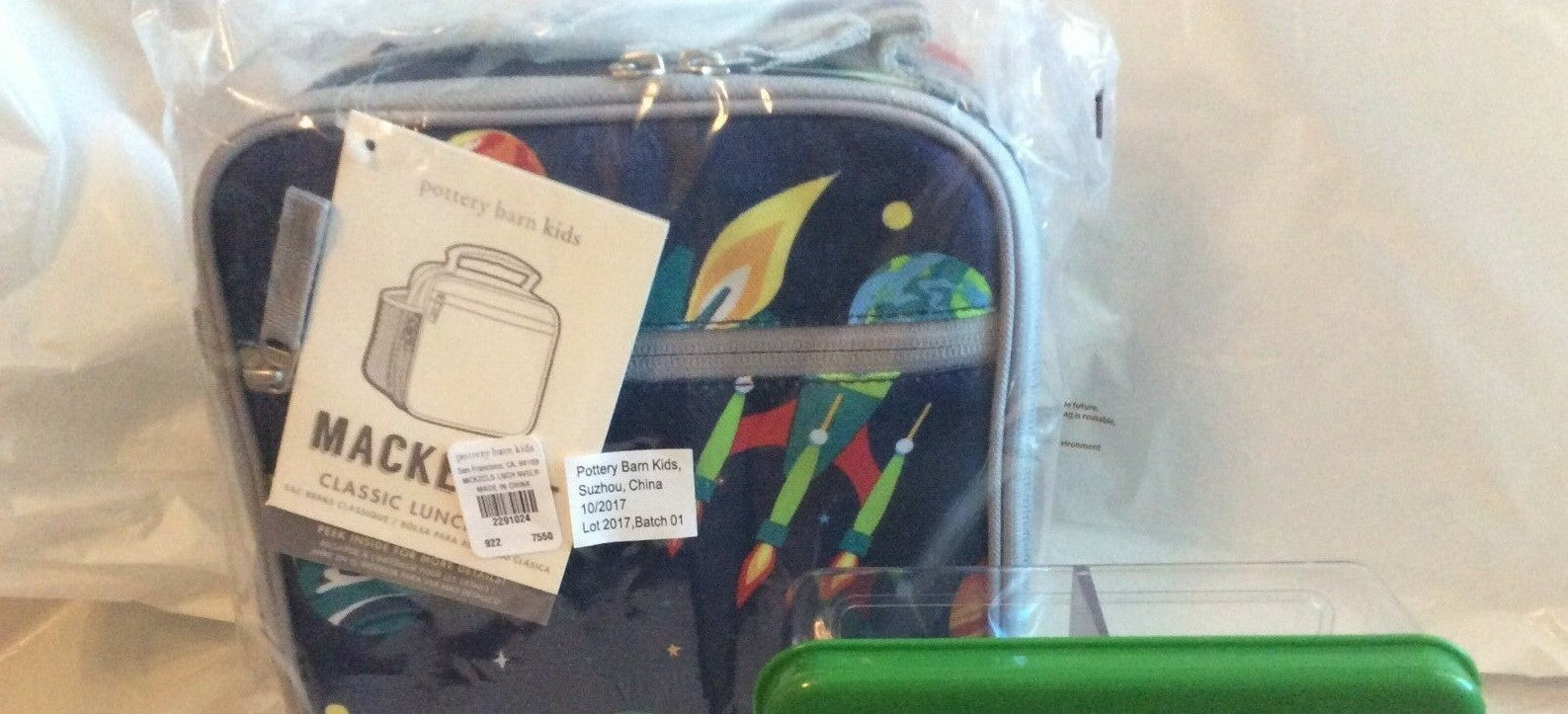 School Disney Pottery barn LUNCH BOX+WATER space star wars birthday gift boy ,