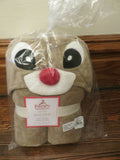 Pottery Barn holiday Rudolph Reindeer Christmas Disney bath wrap towel gift '