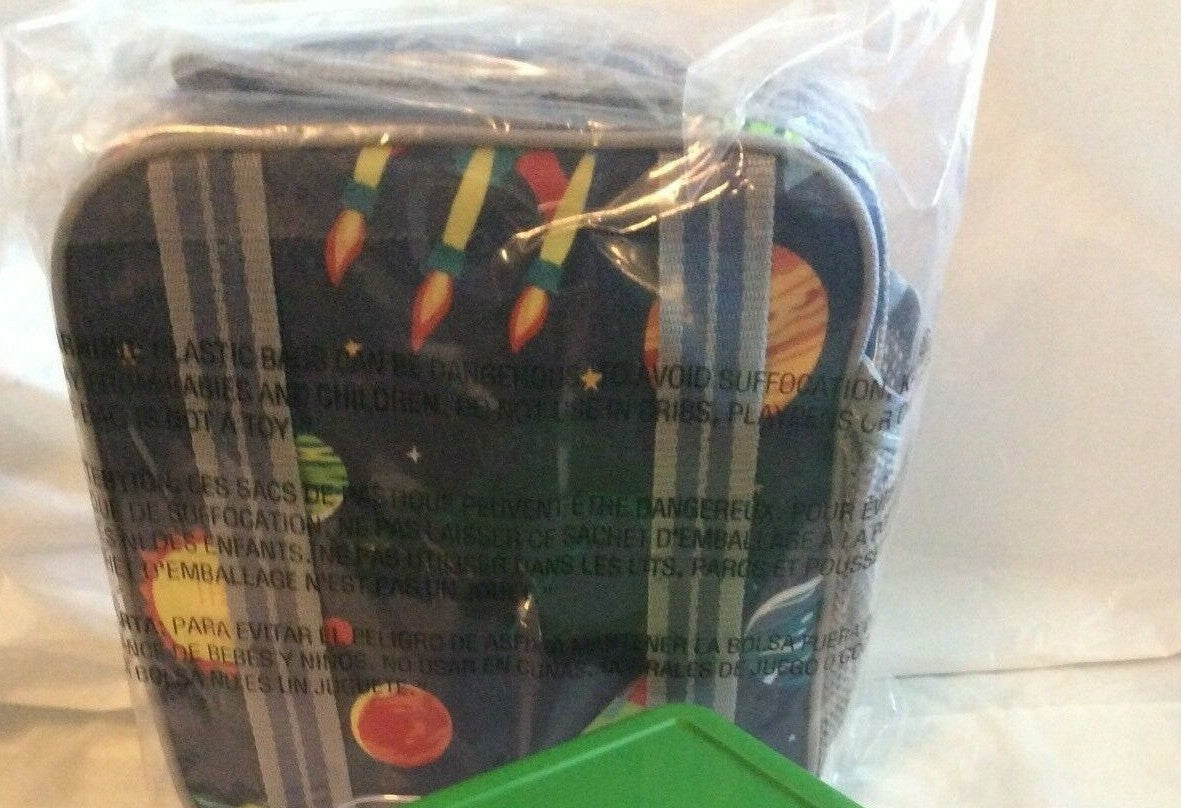 School Disney Pottery barn LUNCH BOX+WATER space star wars birthday gift boy ,