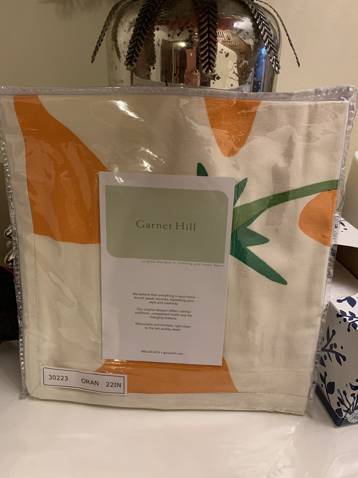 Garnet Hill 22" pillow cover Sham beach tropical florida california sun ocean =