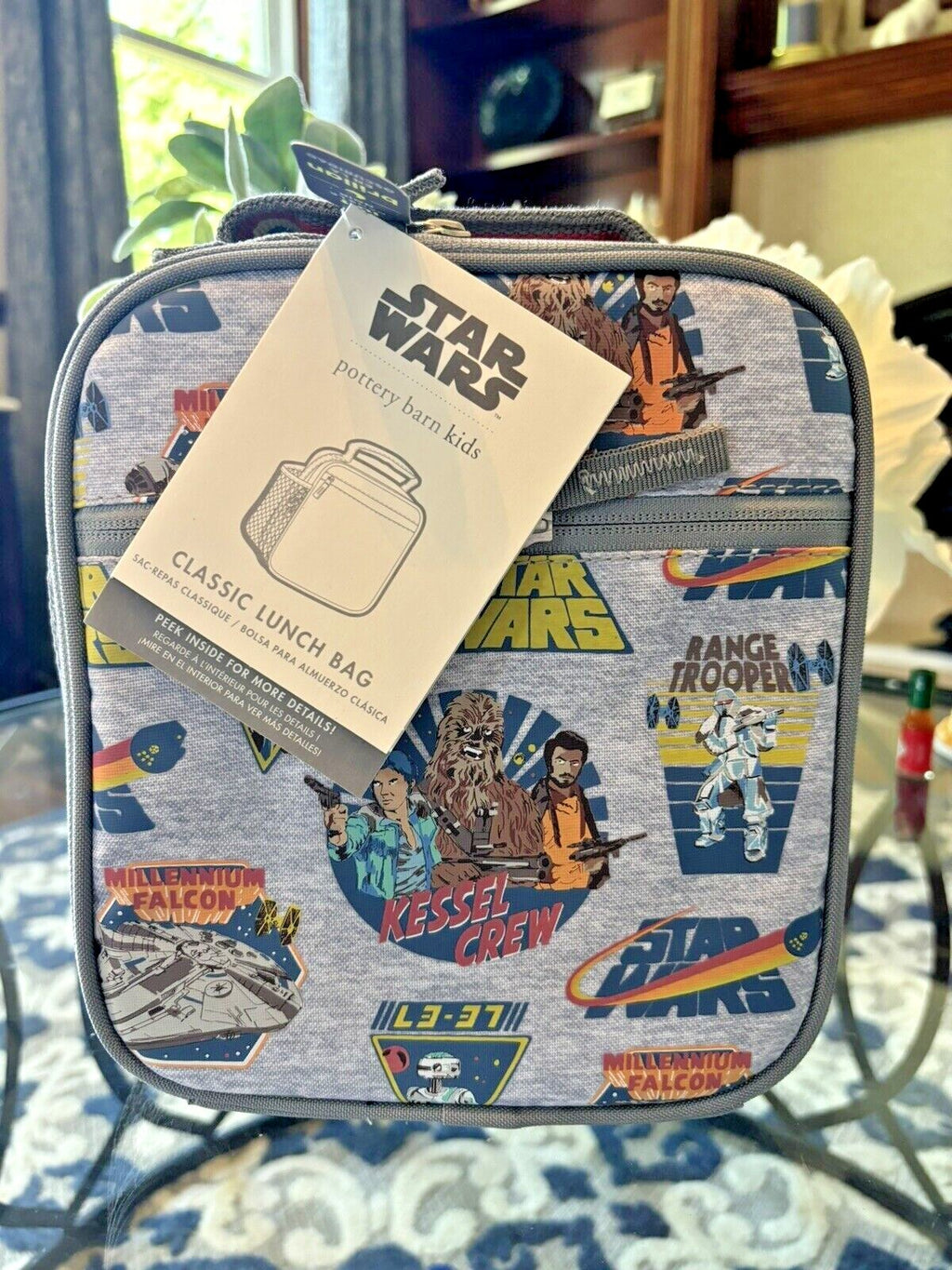 Pottery Barn School LUNCH BOX BAG Disney Star Wars Solo LUNCH BOX + bag Sport -