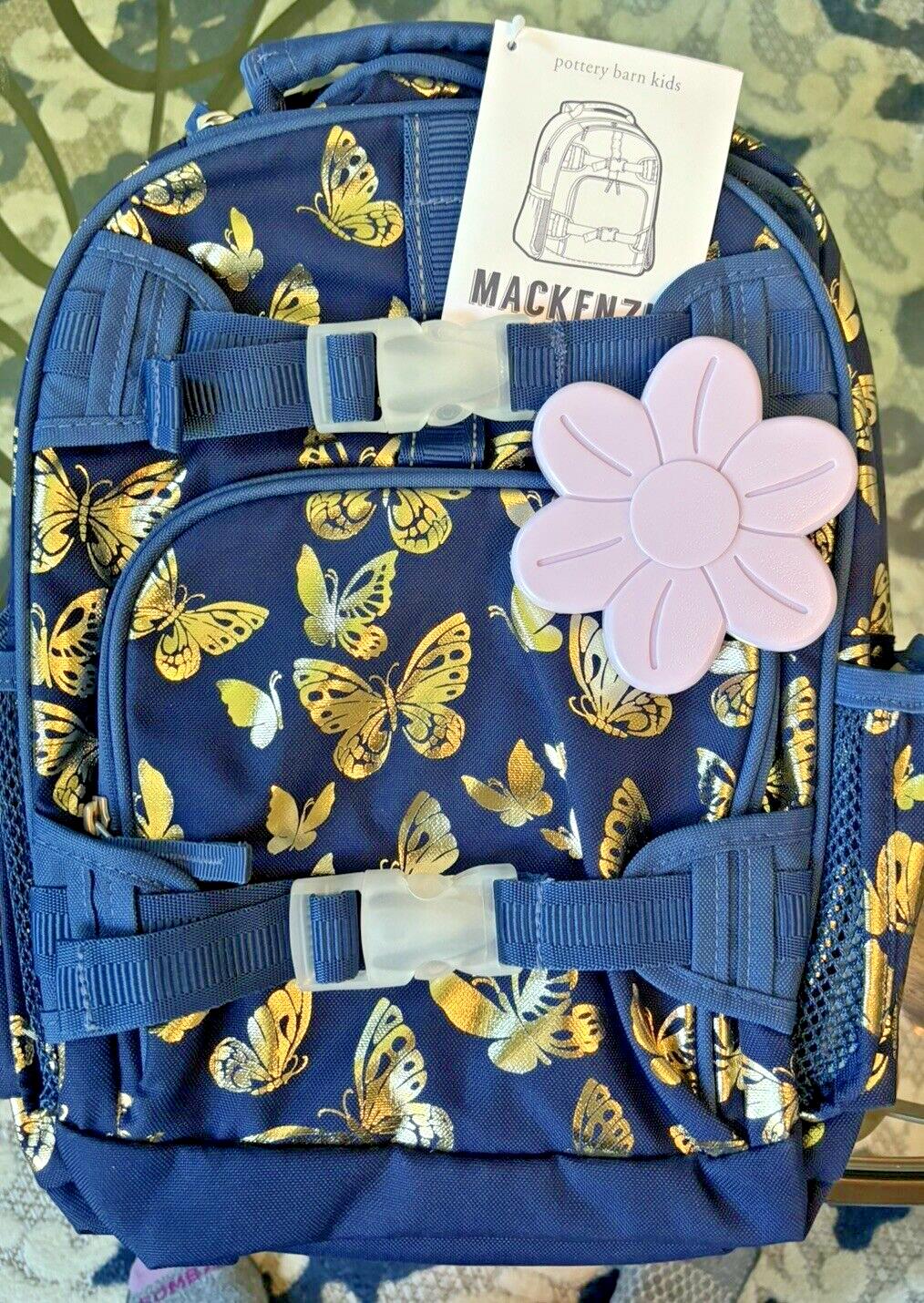 Disney School Glitter Pottery barn backpack Butterflies garden +Flower bag ?? .