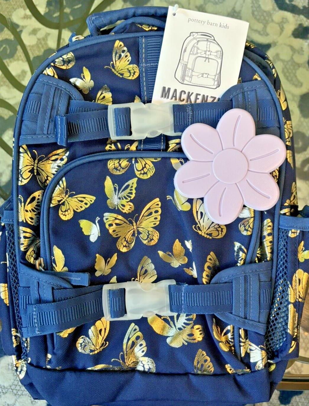Disney School Glitter Pottery barn backpack Butterflies garden +Flower bag ?? .